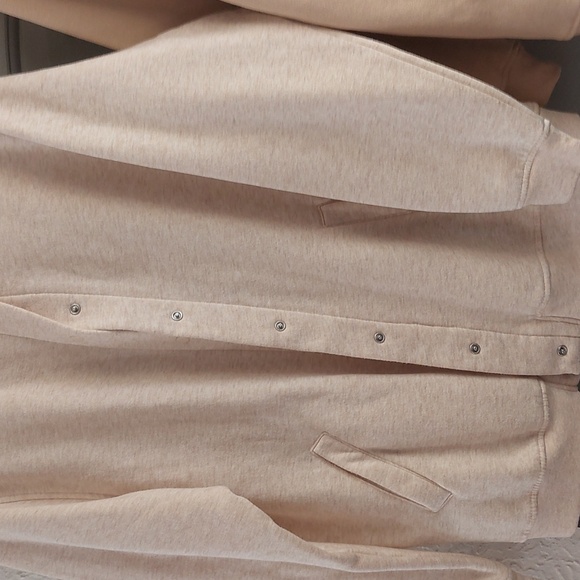 Fleece snap close sweat shirt sz L - Picture 9 of 14